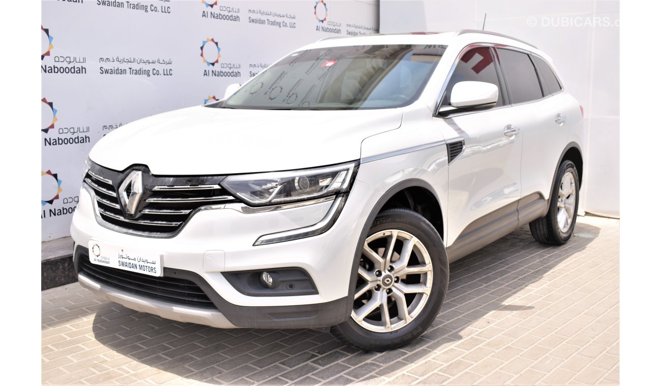 رينو كوليوس 2.5L SE 4WD 2019 GCC DEALER WARRANTY