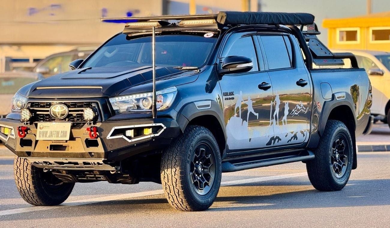 تويوتا هيلوكس OFF ROAD MODIFIED PICKUP | RHD | 2016 | 2.8L DIESEL ENGINE | AT | AWNING SIDE ROOF CAMPING TENT