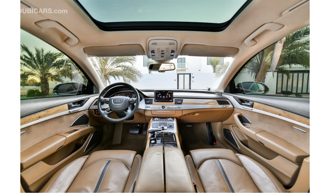 Audi A8 W12 - Full Service History! - Top Of The Range! - Whopping 500HP! - AED 1,758 PM - 0% DP