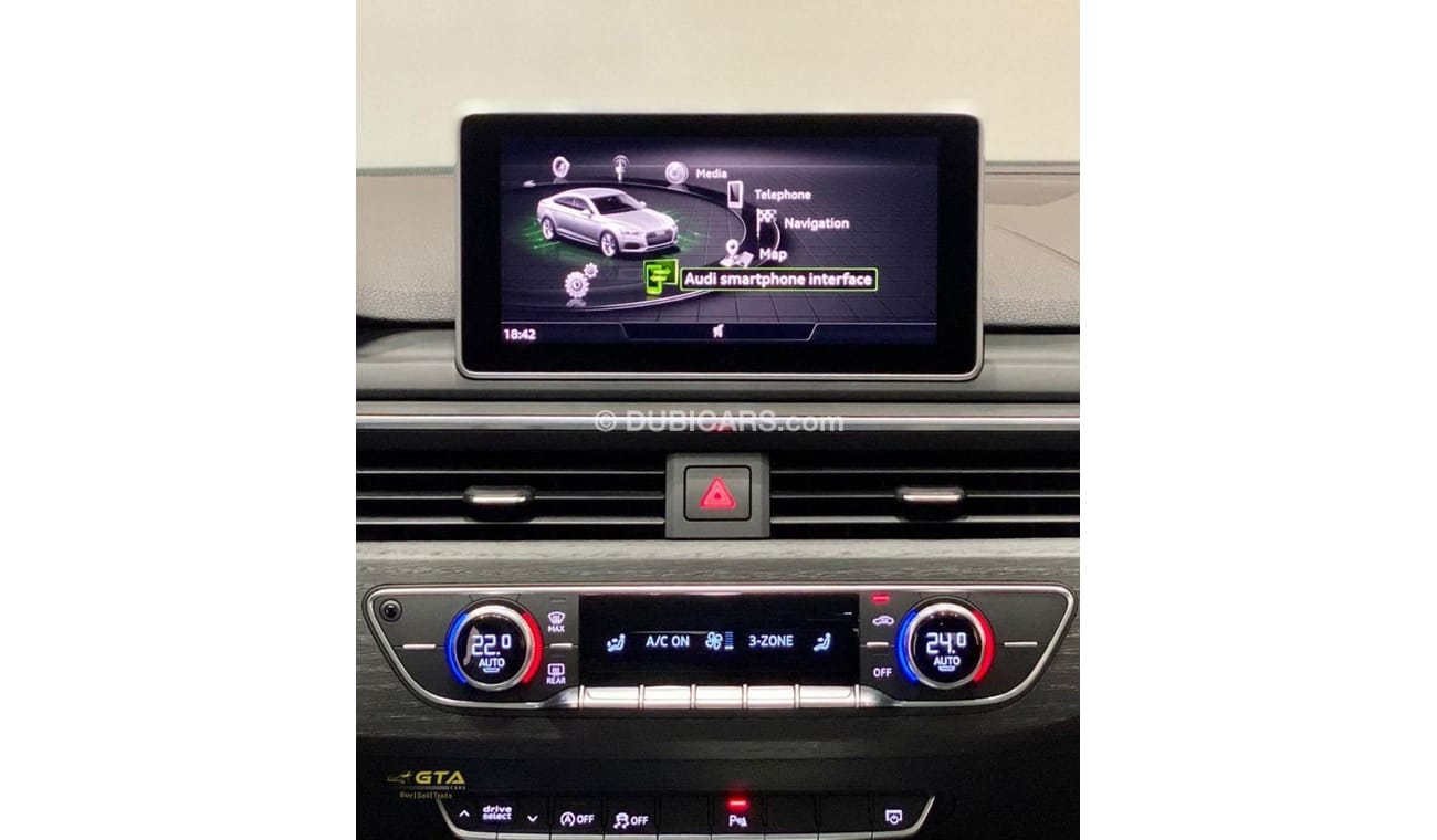 Audi A5 2019 Audi A5 S Line 40TFSI, 2025 Audi Warranty + Service Contract, Very Low KMs, GCC