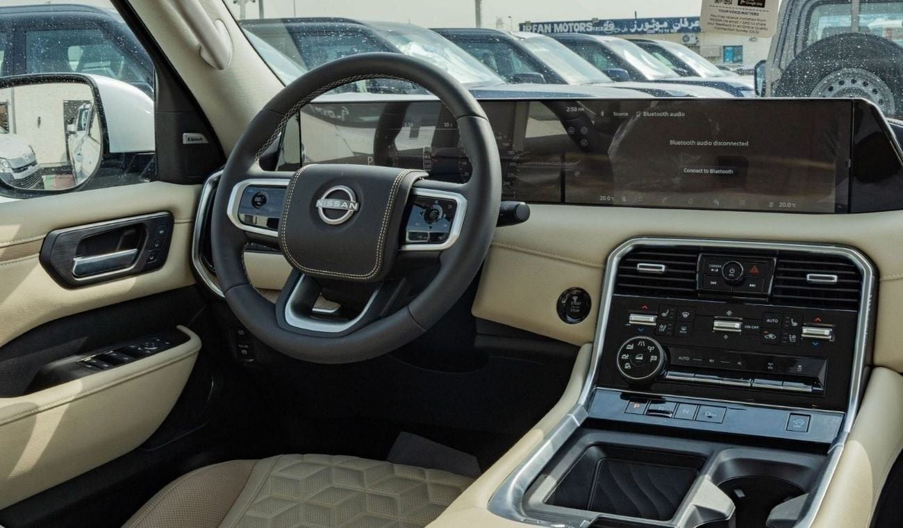 نيسان باترول 2025 Nissan Patrol SE Platinum 3.8L AT Petrol (All White)