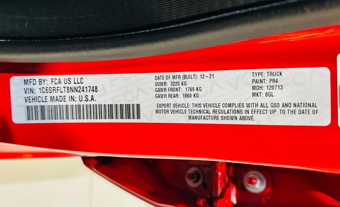 رام 1500 Rebel 5.7L Double Cab Utility