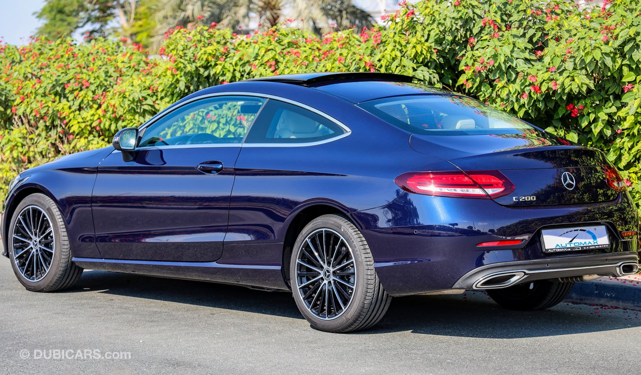 Mercedes-Benz C 200 Coupe 2020  AMG , GCC 0km W/3Yrs or 100K KM warranty + 3Yrs or 50K KM Service.