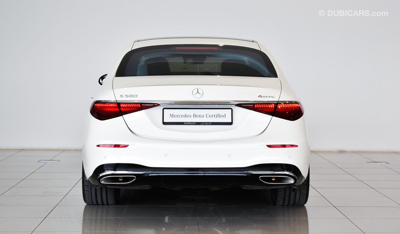 Mercedes-Benz S 580 4M SALOON / Reference: VSB 31377 Certified Pre-Owned with up to 5 YRS SERVICE PACKAGE!!!