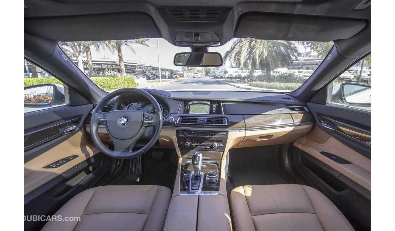 بي أم دبليو 740 BMW 740LI -2015 -FSH - GCC - ZERO DOWN PAYMENT - 2530 AED/MONTHLY - AGMC WARRANTY