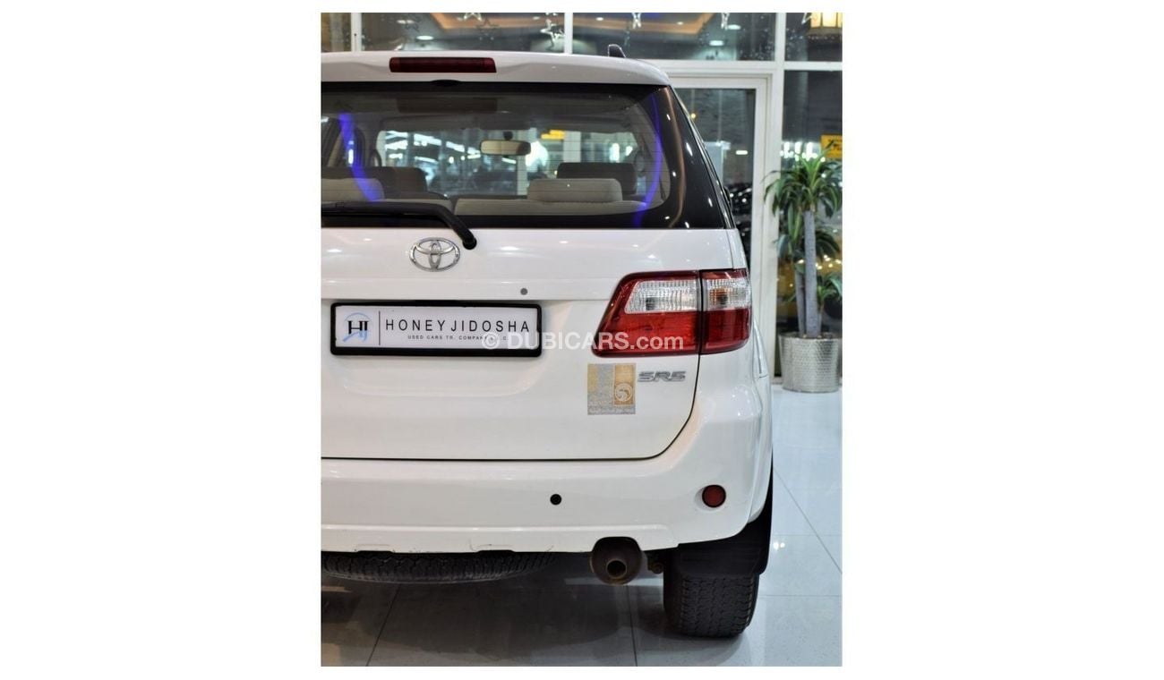 Toyota Fortuner EXCELLENT DEAL for our 4 Cylinder Toyota Fortuner 2010 Model!! in White Color! GCC Specs
