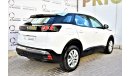 Peugeot 3008 | AED 1565 PM | 1.6L ACTIVE GCC AGENCY WARRANTY