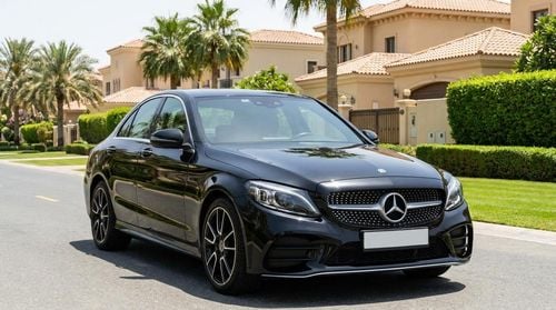 Mercedes Benz C200 2021 AMG LINE | AED 1626/Month | 0 DP | 30 Day Return | Warranty | Service History