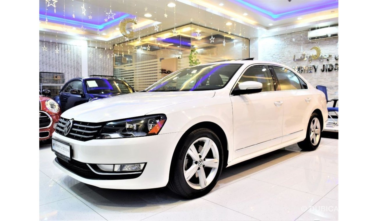 فولكس واجن باسات ( ORIGINAL PAINT ( صبغ وكاله ) Amazing Volkswagen Passat 2016 Model!! in White Color! GCC Specs