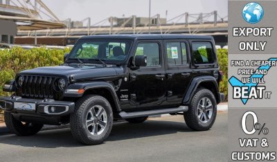 Jeep Wrangler Unlimited Sahara V6 3.6L 4X4 , 2023 GCC , 0Km , (ONLY FOR EXPORT)