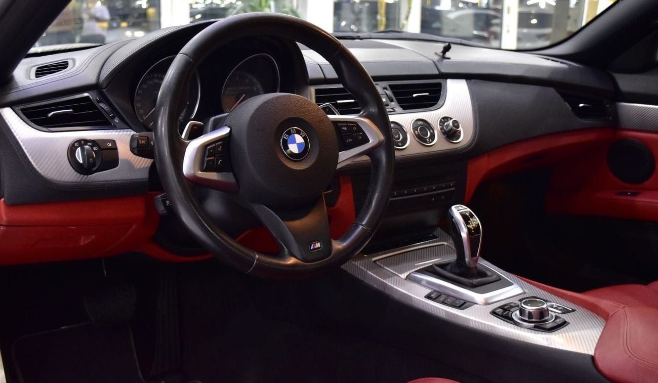 BMW Z4 EXCELLENT DEAL for our BMW Z4 sDrive35i ( 2014 Model ) in White Color GCC Specs