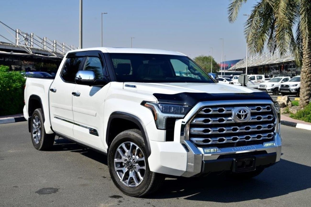 تويوتا تاندرا 2025 MODEL TOYOTA TUNDRA CREWMAX PLATINUM 1794 V6 3.4L TURBO 4WD 5-SEATER AUTOMATIC TRANSMISSION