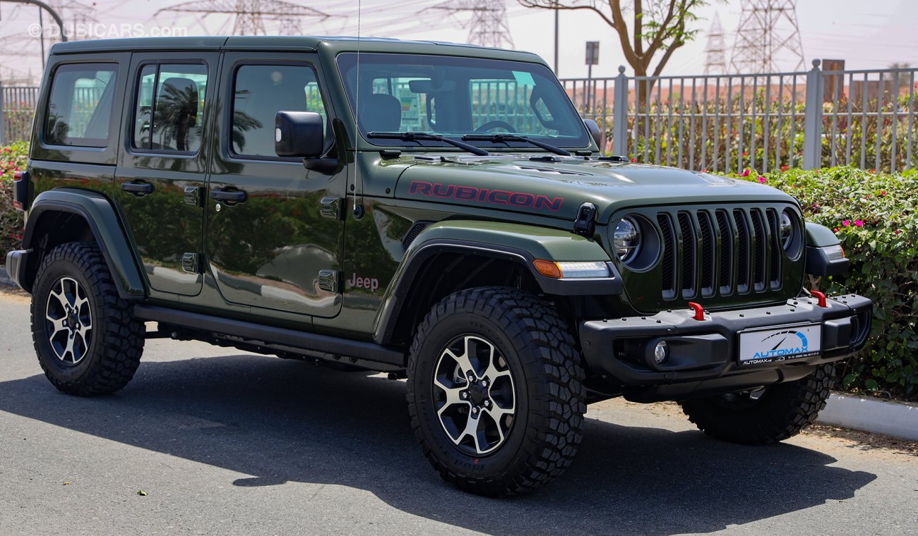 Jeep Wrangler Unlimited Rubicon V6 3.6L , GCC , 2021 , 0Km , W/3 Yrs or 60K Km WNTY @Official Dealer