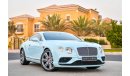 بنتلي كونتيننتال جي تي Mulliner Edition V8 - ONLY AED 7,422 PM - 0% DP