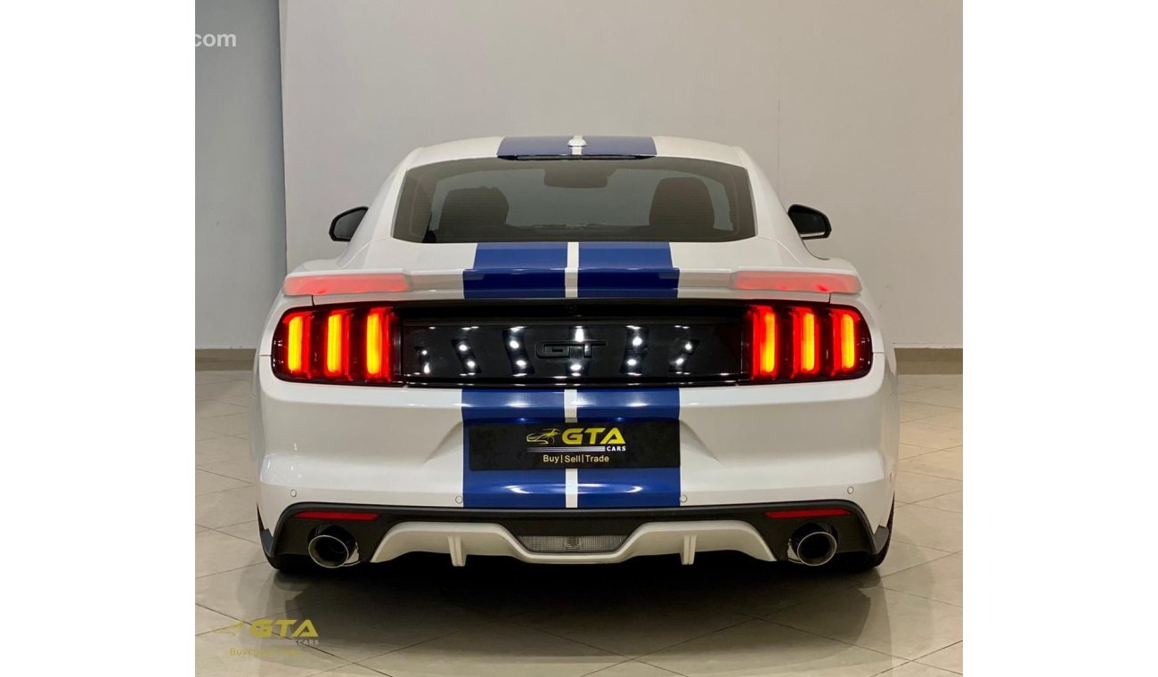 فورد موستانج 2017 Ford Mustang GT Premium V8, ROUSH Exhaust, Ford Warranty + Service Contract, Low KMS, GCC