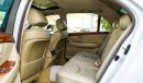 Lexus LS430 Imported 1/2 Ultra 2006 model, white color, leather opening, wooden wheels, electric mirrors, electr