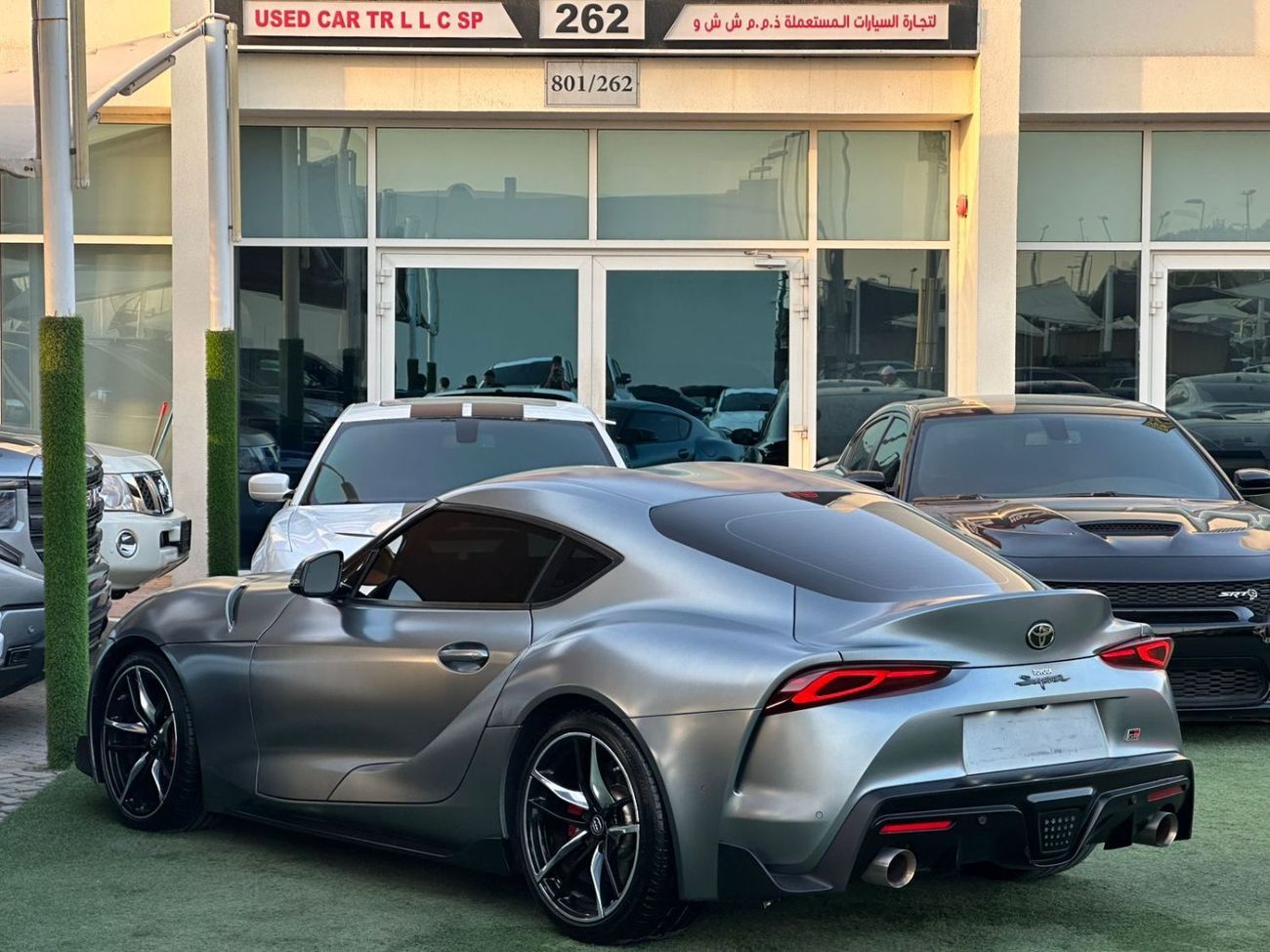 تويوتا سوبرا TOYOTA SUPRA GR 2022 GCC FULL OPTION ORIGINAL PAINT PERFECT CONDITION