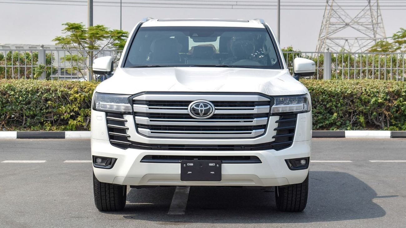Toyota Land Cruiser ECTAGR026 - 2025 Toyota LC300 GXR High -  3.5L Petrol Auto - With Radar - White w Black