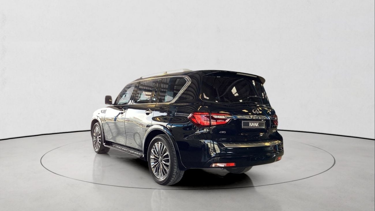 إنفينيتي QX80 5.6 8STR 4WD AUTO LUXE PROACTVE TOW | شامل الضمان | 0 ﺪﻔﻋﺓ ﺃﻮﻟﻯ