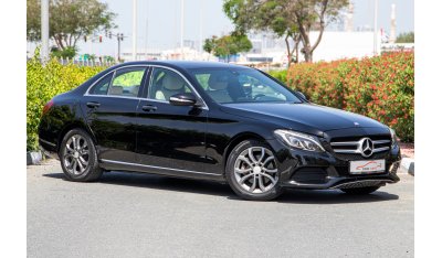 Mercedes-Benz C200 2015 - GCC - ASSIST AND FACILITY IN DOWN PAYMENT - 4225 AED/MONTHLY - 1 YEAR WARRANTY COVERS MOST CR