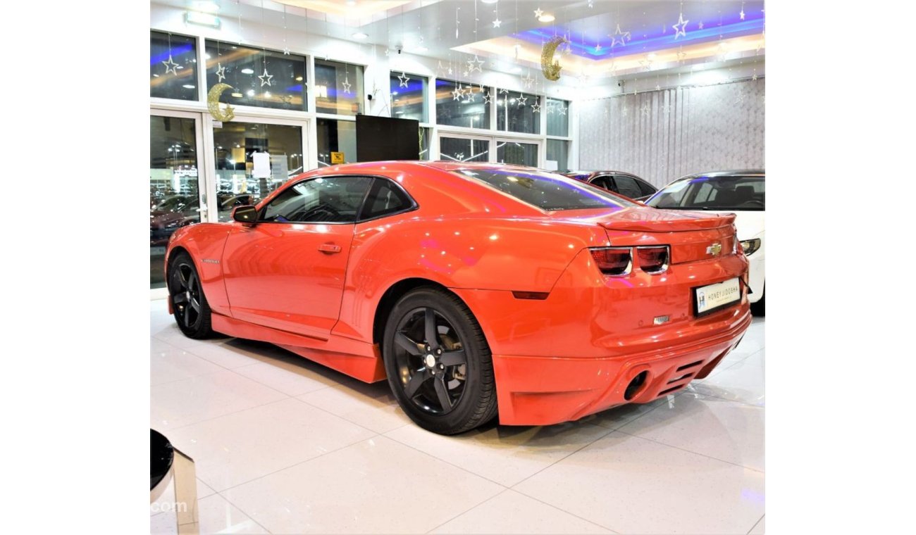 شيفروليه كامارو FULL SERVICE HISTORY! Chevrolet CAMARO 2012 Model!! in Orange Color! GCC Specs