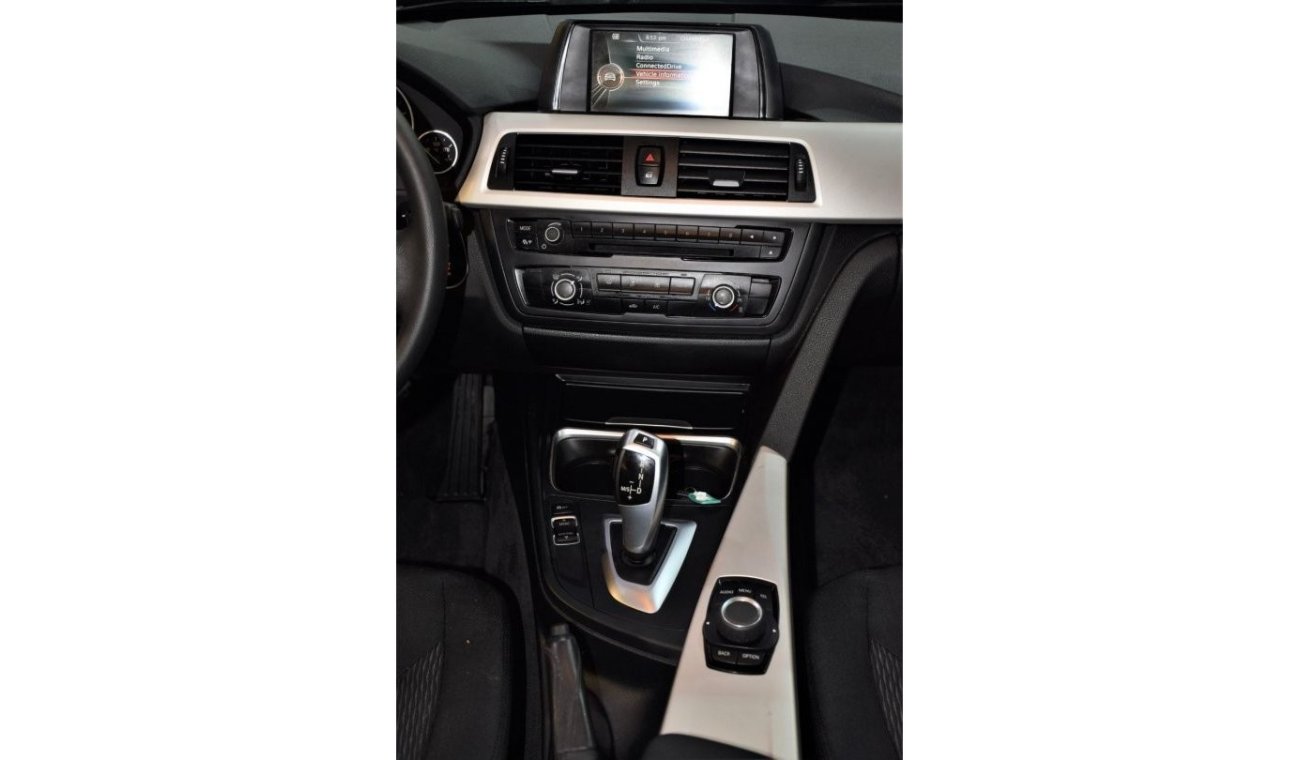 بي أم دبليو 316 EXCELLENT DEAL for our BMW 316i 1.6L ( 2015 Model! ) in Black Color! GCC Specs