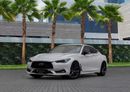 إنفينيتي Q60 | 2,742 P.M  | 0% Downpayment | | COUPE | AGENCY WARRANTY!