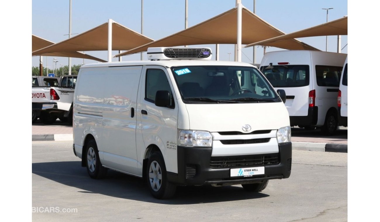 Toyota Hiace 2018 | TOYOTA HIACE CHILLER DELIVERY VAN WITH GCC SPECS AND EXCELLENT CONDITION