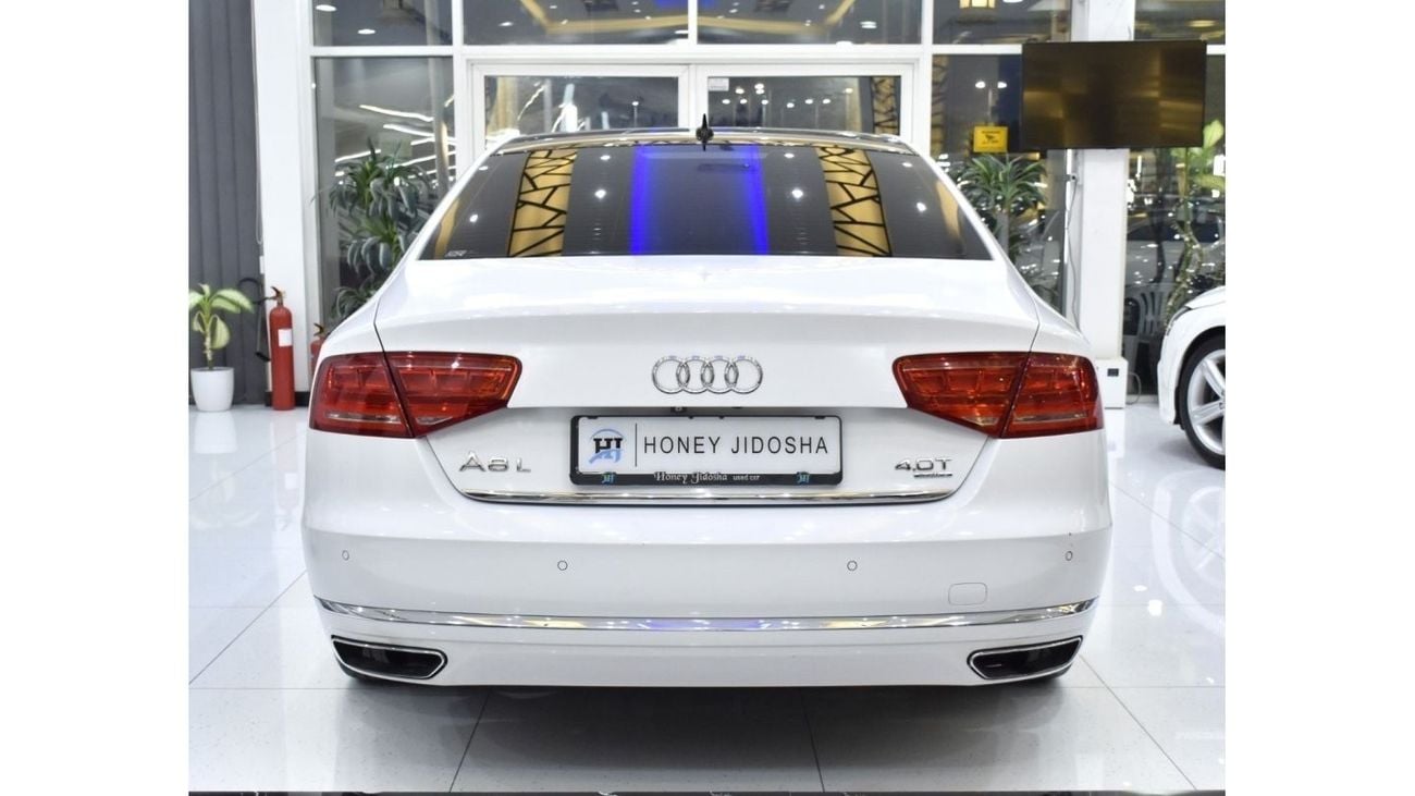 Audi A8 EXCELLENT DEAL for our Audi A8 L 4.0T Quattro ( 2013 Model ) in White Color GCC Specs