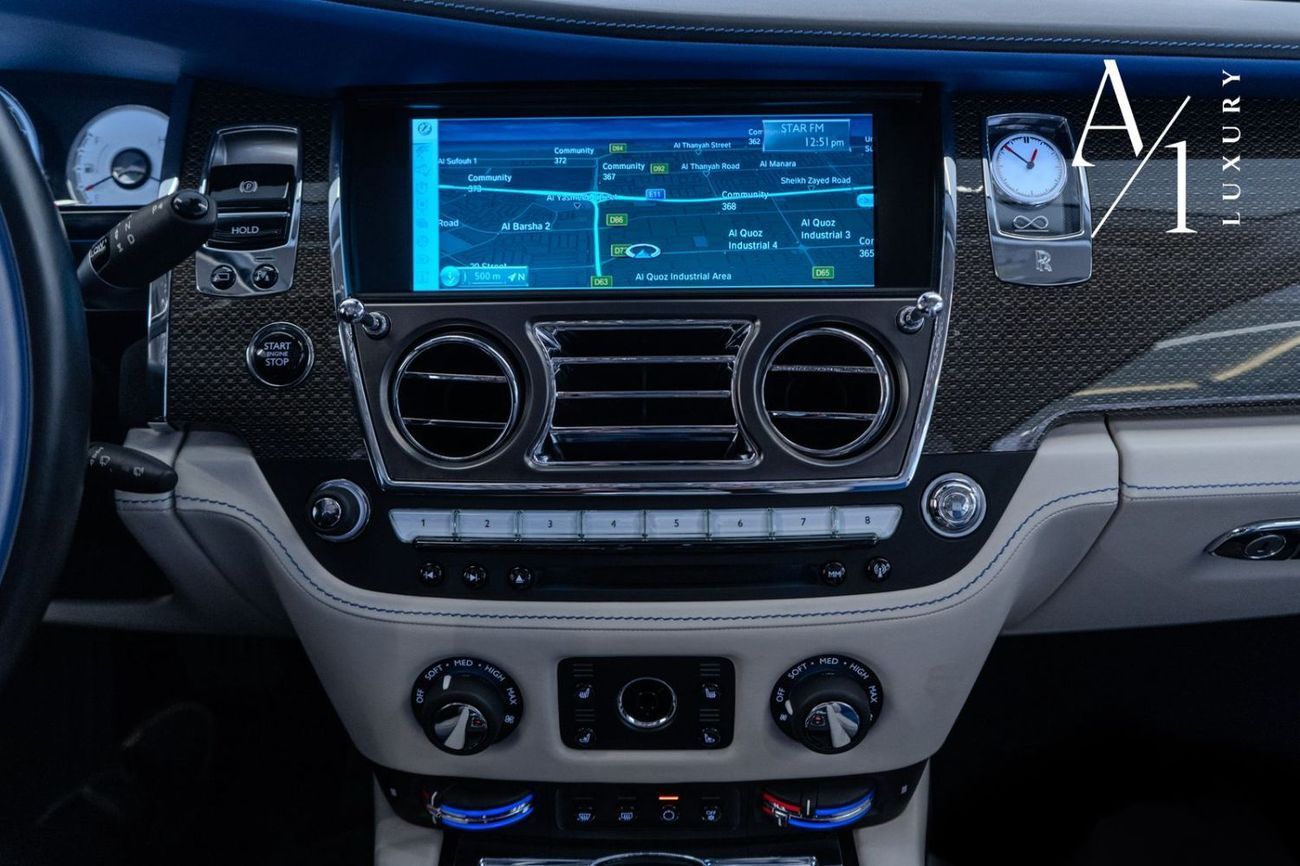 Rolls-Royce Wraith 2017 Rolls Royce Wraith Black Badge, Service History, Carbon Fiber Package, Low Kms, GCC