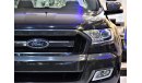 Ford Ranger AGENCY WARRANTY FULL SERVICE HISTORY! Ford Ranger WildTrak 4x4 2017 Model!! Black Color! GCC Specs
