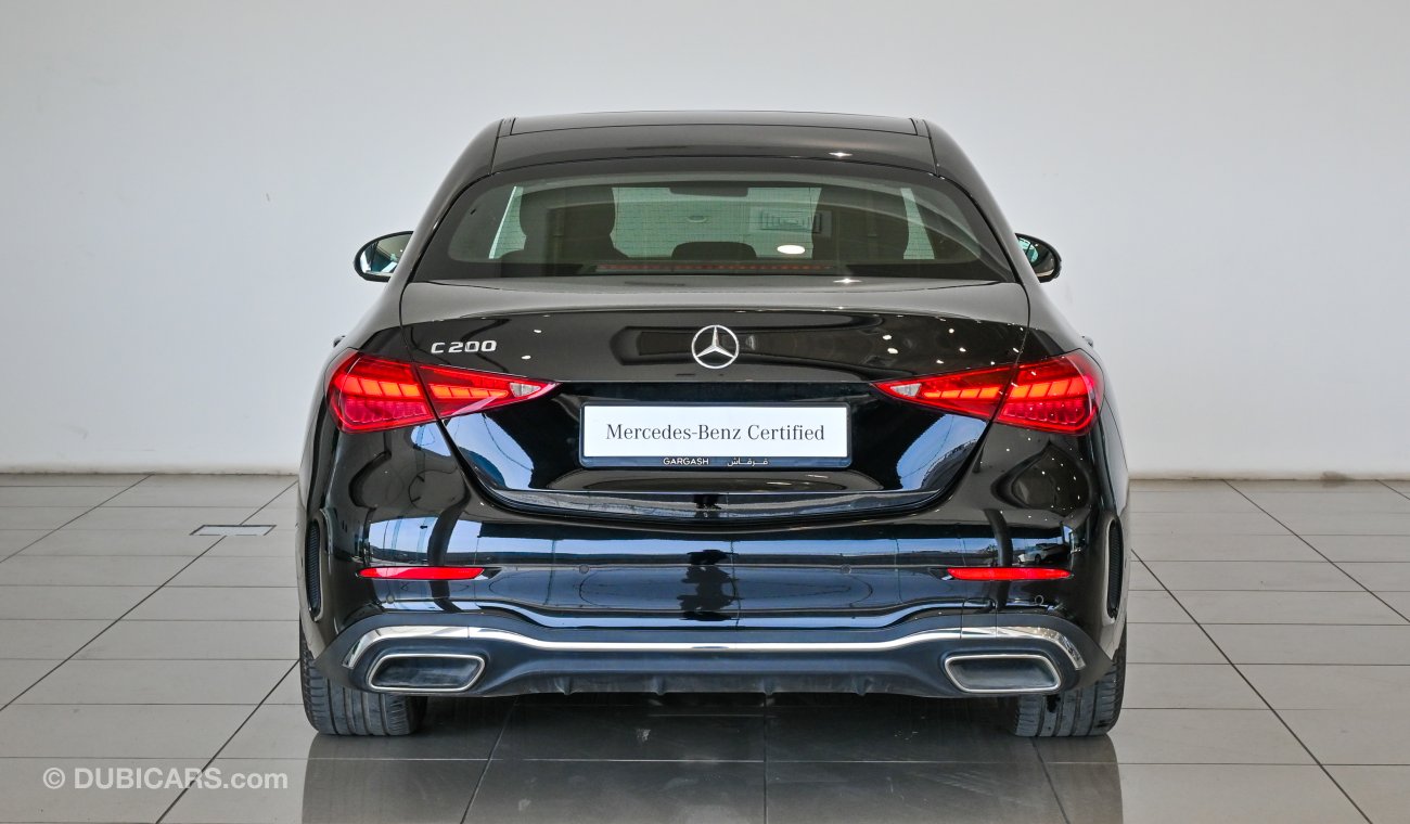 Mercedes-Benz C200 SALOON / Reference: VSB 32779 Certified Pre-Owned with up to 5 YRS SERVICE PACKAGE!!!