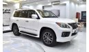 لكزس LX 570 EXCELLENT DEAL for our Lexus LX570 S ( 2014 Model ) in White Color GCC Specs