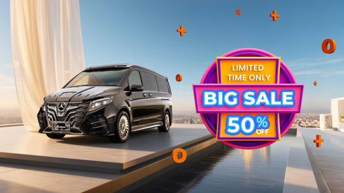 Mercedes-Benz V 250 Lorinser VS570MX. New year special offer 50% flat off