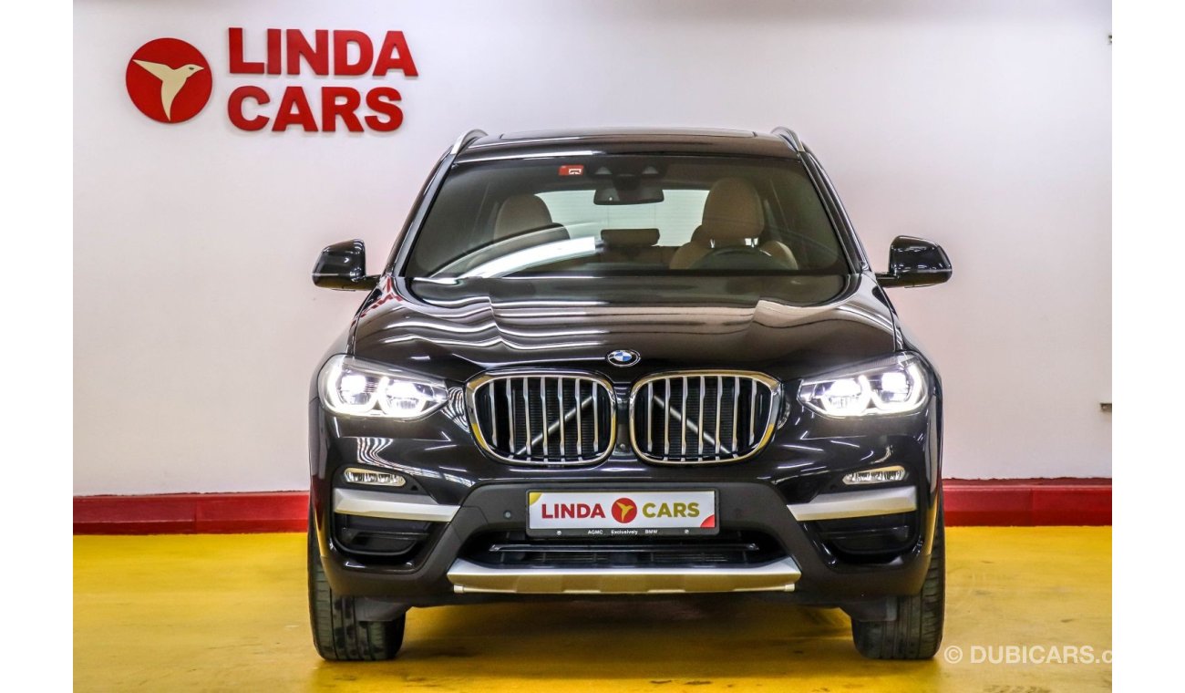 بي أم دبليو X3 BMW X3 X-Drive 30i Luxury Line 2019 GCC under Agency Warranty with Flexible Down-Payment.