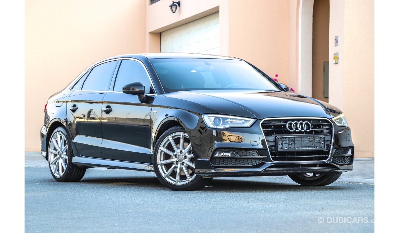 أودي A3 40 TFSI 2016 GCC under Warranty with Zero downpayment