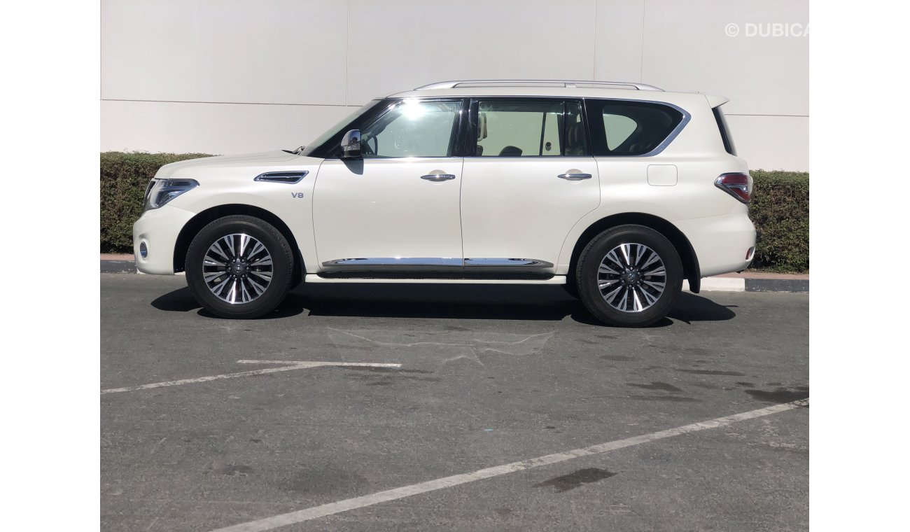 Nissan Patrol NISSAN PATROL LE TITANIUM 2017 V8 . ONLY 2492X60 MONTHLY EXCELLENT CONDITION UNLIMITED K.M WARRANTY