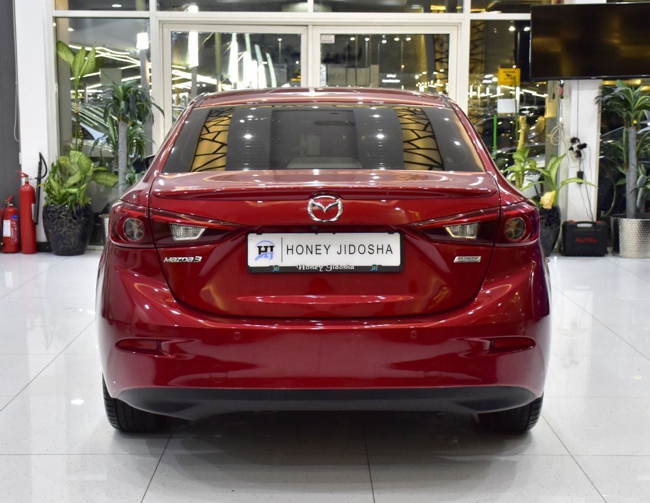 Mazda 3 EXCELLENT DEAL for our Mazda 3 ( 2017 Model ) in Red Color GCC Specs