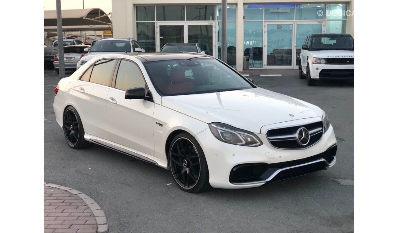 Mercedes-Benz E 63 AMG MERCEDES BENZ E63 AMG model 2014 car prefect condition full option panoramic roof leather seats back