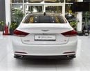 Hyundai Genesis PLATINUM EXCELLENT DEAL for our Hyundai Genesis 3.8 ( 2016 Model ) in White Color GCC Specs