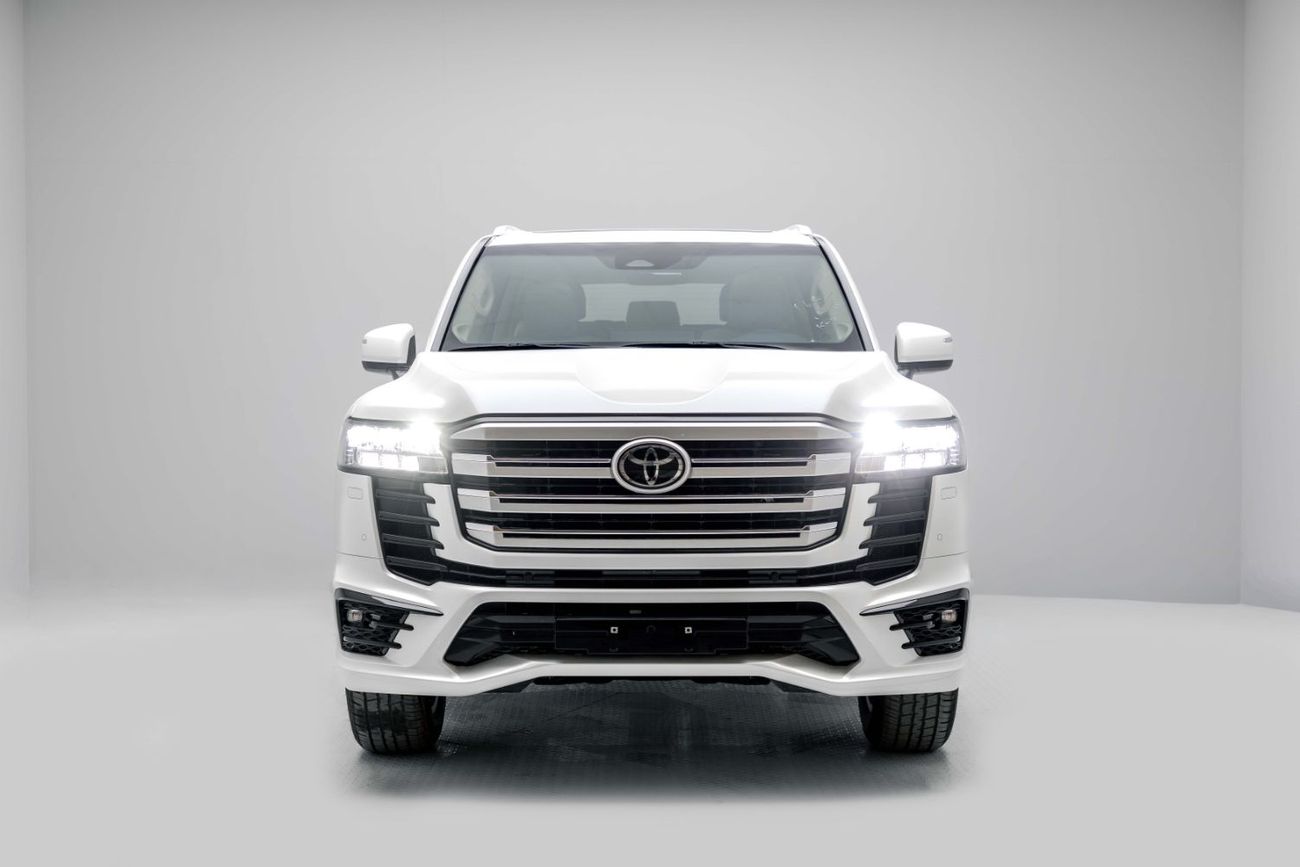 Toyota Land Cruiser LC300 GXR 3.5L - White Pearl Inside Beige | Export Only