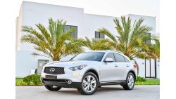 Infiniti QX70 | AED 2,135 Per Month! | 0% DP | Agency Warranty |  Low Mileage!