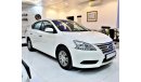 Nissan Sentra ORIGINAL PAINT ( صبغ وكاله ) FULL SERVICE HISTORY Nissan Sentra 2017 Model!! White Color! GCC Specs
