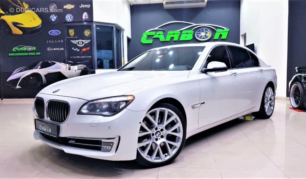 بي أم دبليو 750 BMW 750LI V8 4.4L 2013 MODEL GCC CAR IN VERY GOOD CONDITION