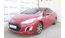 Peugeot 308 CC 1.6L TURBO 2014 MODEL 2 DOOR CONVERTIBLE