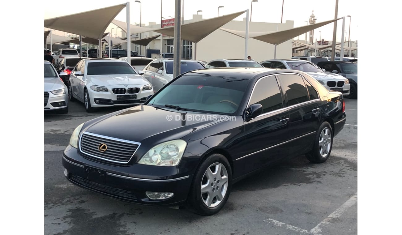 لكزس LS 430 موديل 2002 وارد امريكي فتحه سقف وكراسي جلد ومثبت سرعه وتحكم كهربي كامل