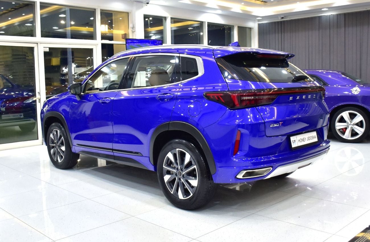 Exeed LX EXCELLENT DEAL for our Exeed LX 230T ( 2024 Model ) in Blue Color GCC Specs