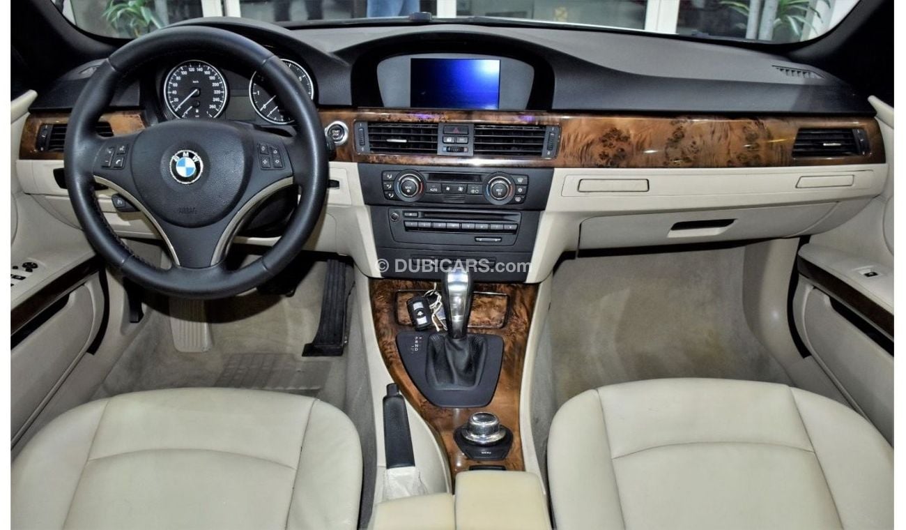 BMW 320i EXCELLENT DEAL for our BMW 320i Convertible ( 2008 Model ) in White Color GCC Specs