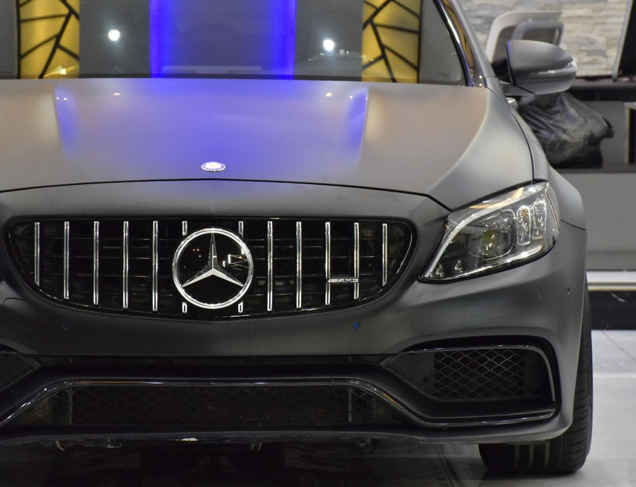 مرسيدس بنز C 63 S EXCELLENT DEAL for our Mercedes Benz C63s AMG ( 2020 Model ) in Matte Black Color European Specs