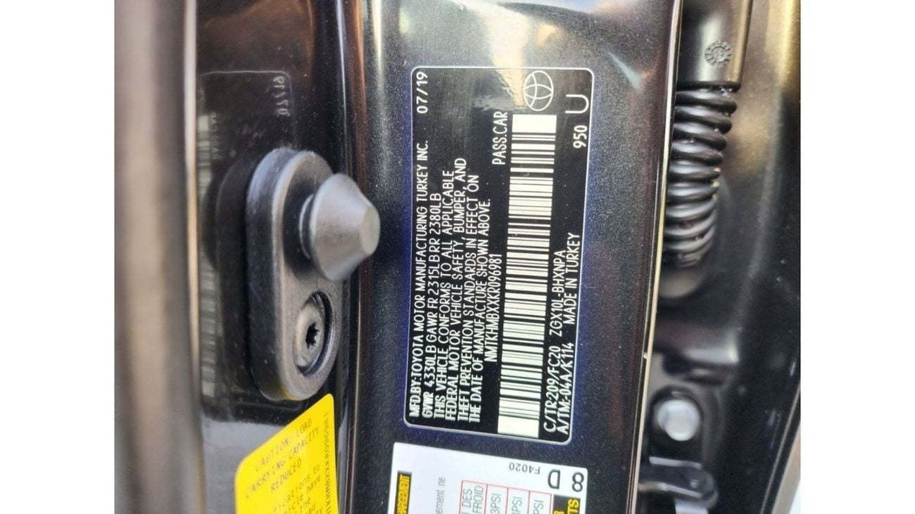 Toyota CHR TOYOTA CHR 2019 BLACK